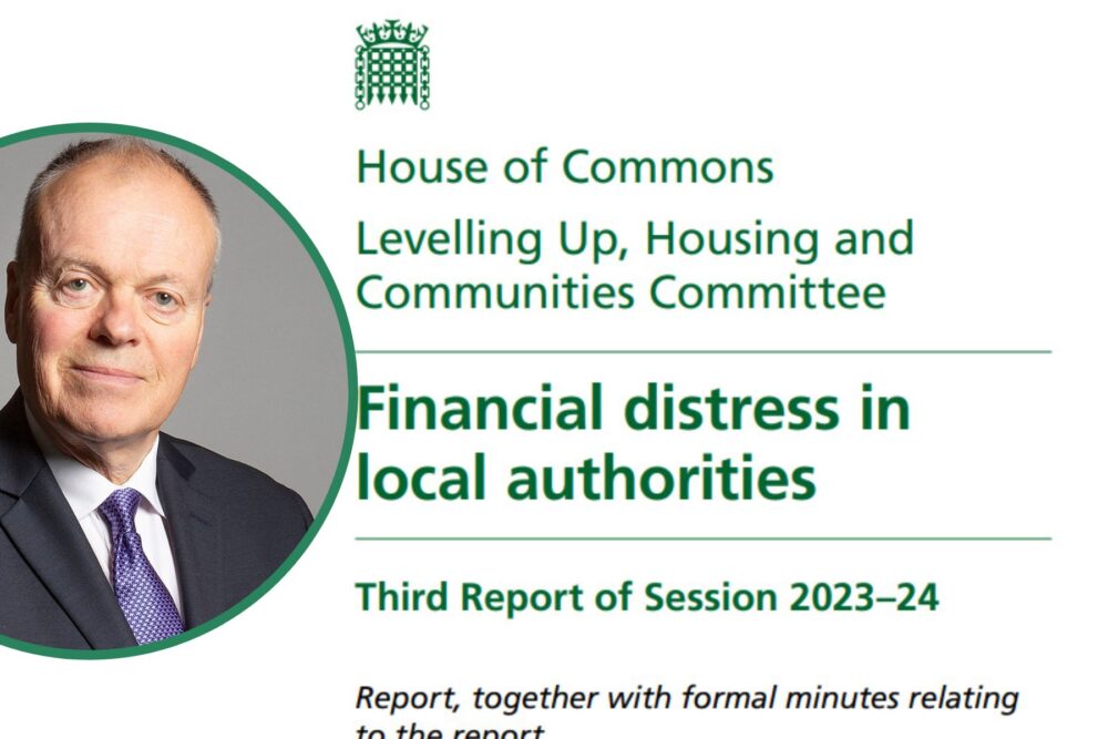 Clive Betts MP, chair of the Levelling-Up, Housing and Communities Committee. Picture: House of Commons