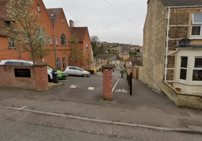 A woman in her 20s was stabbed in Dransfield Way, Bath, on Monday, police said. Picture: Google