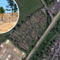 The proposals include possibly building homes on Lowerside Allotments in Glastonbury. Picture: Google