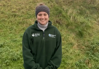 New engagement ranger at Ham Hill, Jasmine Ely. Picture: Somerset Council