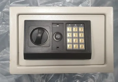 The safe was discovered during the arrest in connection with burglaries in Swanage, Dorchester and Weymouth. Picture: Dorset Police