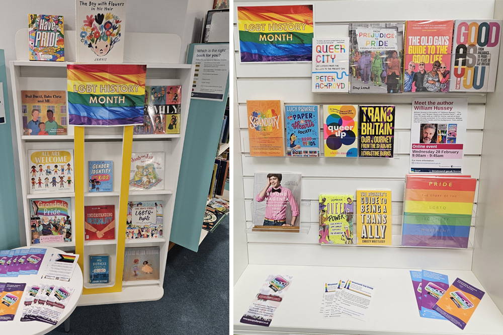 Weymouth displays for LGBTQ+ History Month