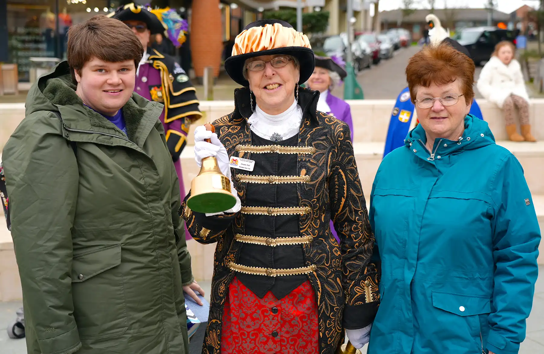 Winner of the best dressed prize was Jacqui Hall, town crier in Wareham. Picture: Hannah Fleming-Hill