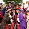 Dorset's town criers gathered to pay tribute to retiring Alistair Chilsholm. Picture: Hannah Fleming-Hill