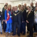 Mayor of Blandford, Cllr Hug Mieville, spent the afternoon at the town repair cafe