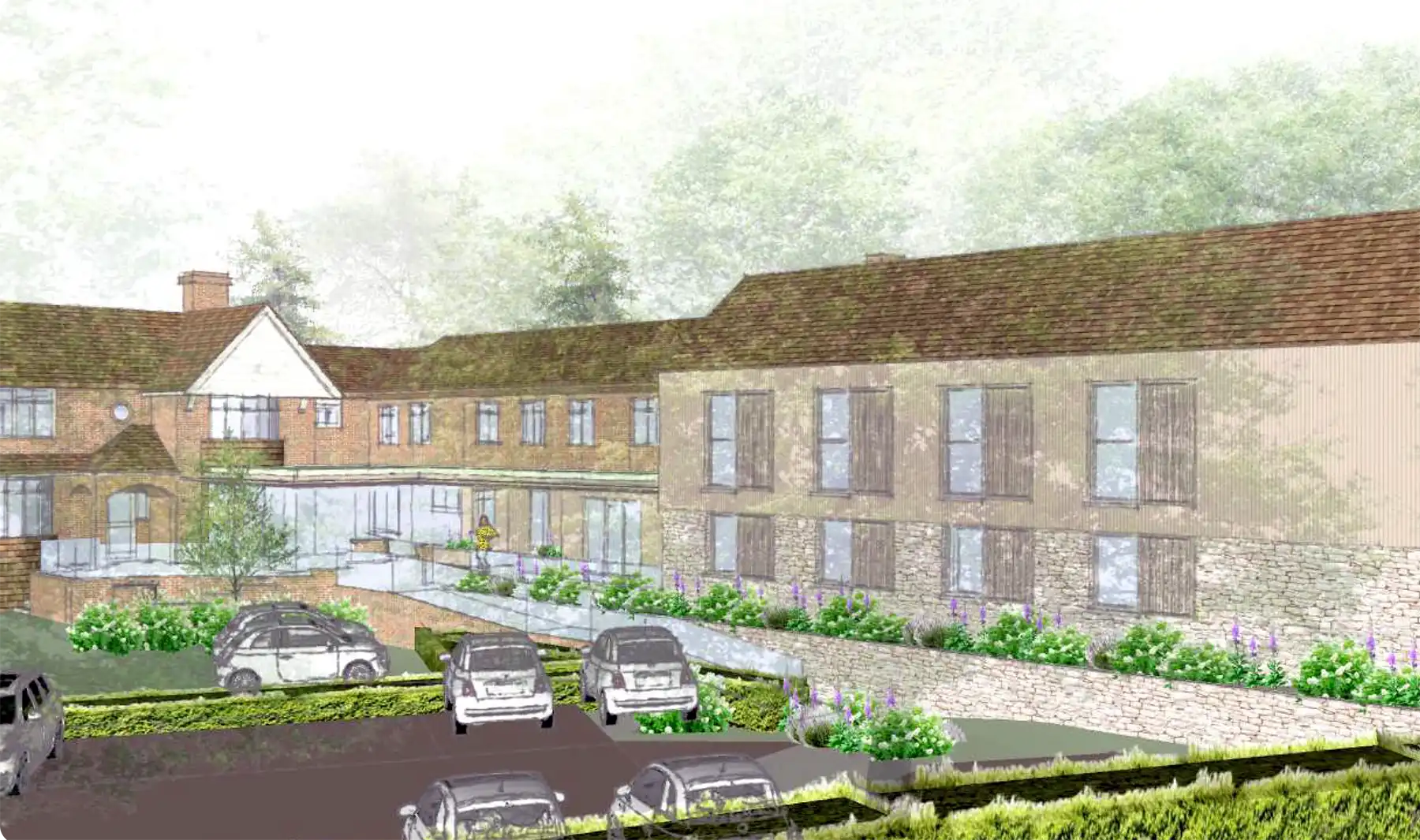 How the extension at Casterbridge Lodge could look. Picture: WDA/Dorset Council