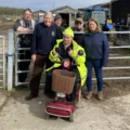 The scooter was delivered to the charity at Boyshill