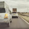 Tailgating on the motorway caught on camera. Picture: Lincolnshire Police/National Highways