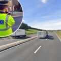 Benjamin Vincent, 22, was caught driving at 124mph on the A303 through Wiltshire