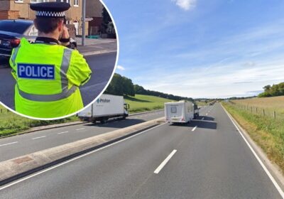 Benjamin Vincent, 22, was caught driving at 124mph on the A303 through Wiltshire