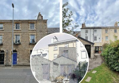 The plans would see a two-storey extension built to the rear of 60 High Street, Wincanton. Picture: Lendel Stephens/Somerset Council