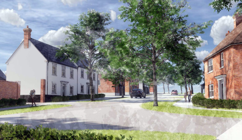 Plans for 490 new homes between Blandford and Pimperne were initially approved