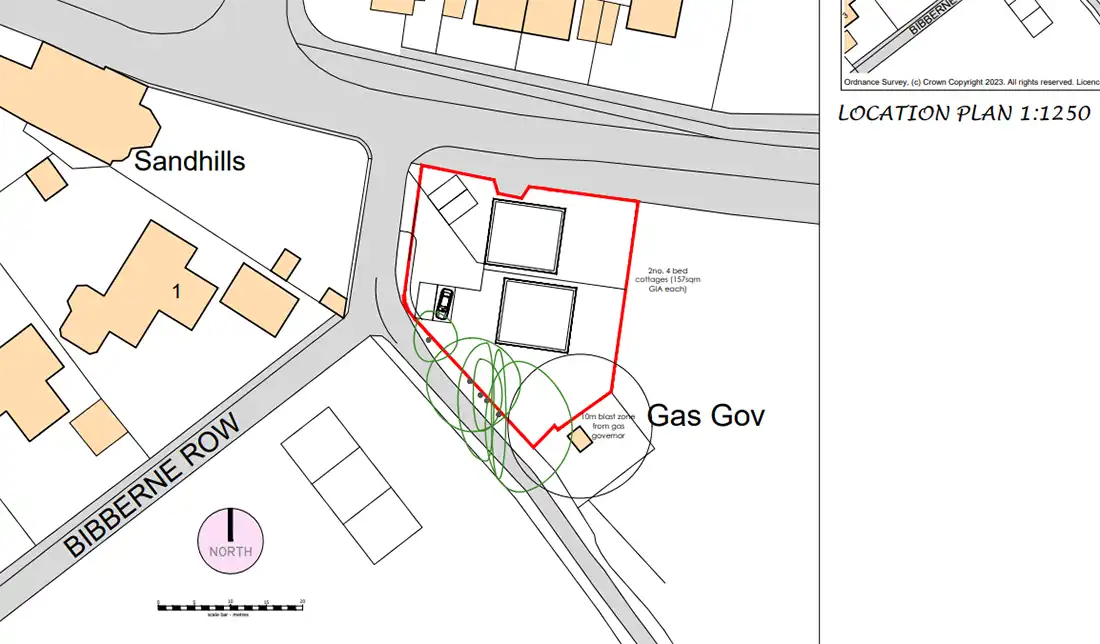 An indication of how the new homes could be laid out on the Stalbridge site. Picture: Planning Issues/Dorset Council