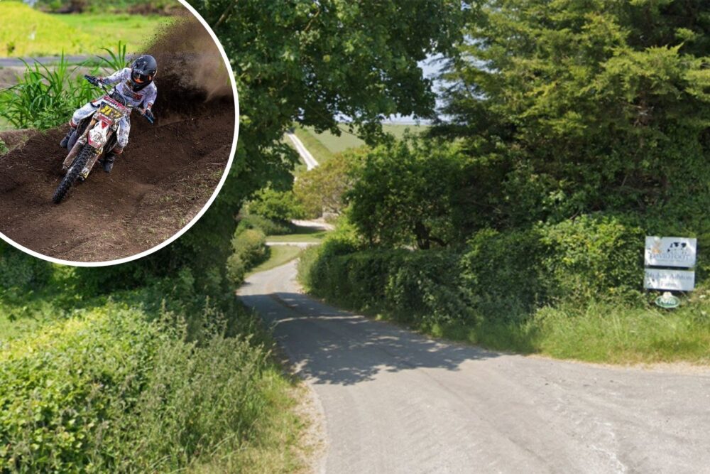 A man from Axminster died at a motocross event at Higher Ashton Farm, near Dorchester