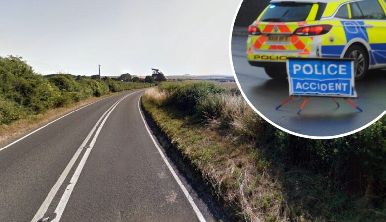 The crash happened on the A354 near Sixpenny Handley. Picture: Google
