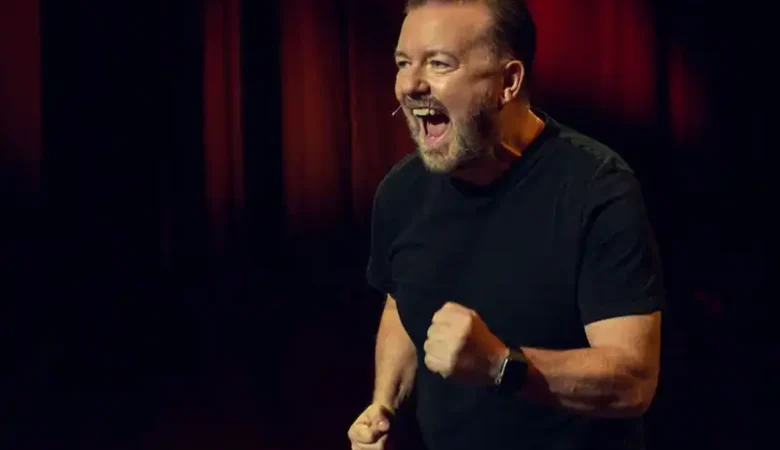 Ricky Gervais is heading to Christchurch... Picture: Netflix