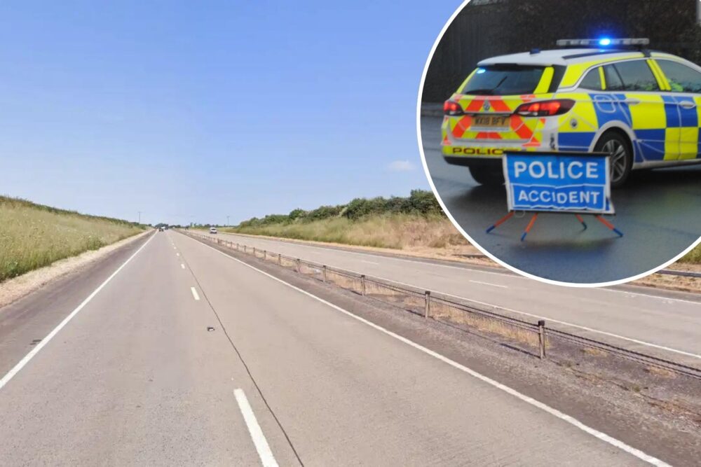 The crash happened on the A35 near Tolpuddle. Picture: Google