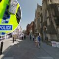 The teen, 17, was attacked in South Street, Dorchester. Pictures: Google/Dorset Police