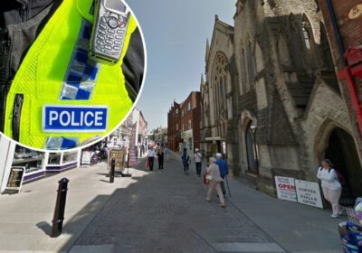 The teen, 17, was attacked in South Street, Dorchester. Pictures: Google/Dorset Police