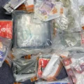 Suspected drugs and cash were seized in the riad in Dorchester. Picture: Dorset Police