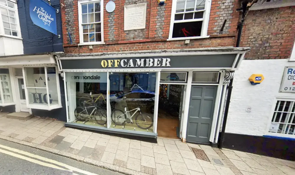 Police are probing an attempted break-in at Offcamber Cycles in Blandford. Picture: Google