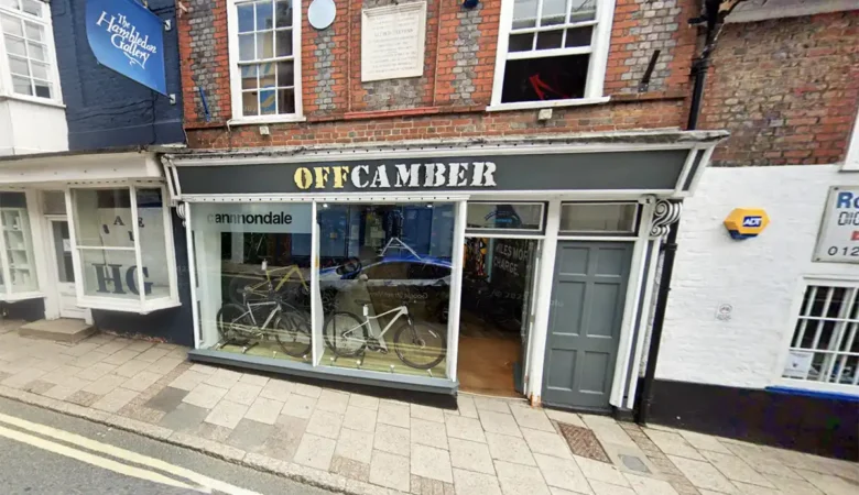 Police are probing an attempted break-in at Offcamber Cycles in Blandford. Picture: Google