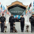 Police dogs from across the south west - including Dorset and Somerset - have been in Paris ahead of the Olympic Games. Picture: Dorset Police