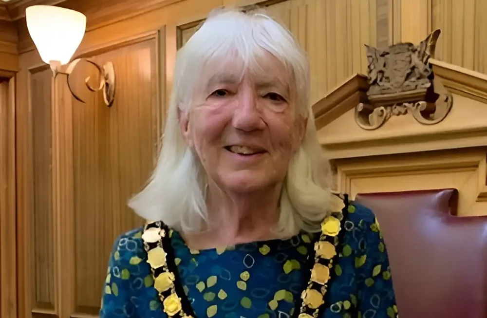 Cllr Stella Jones is now chair of Dorset Council - 50 years after being elected