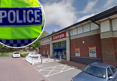 A robbery is alleged to have taken place at Currys, in Weymouth Avenue, Dorchester. Picture: Google