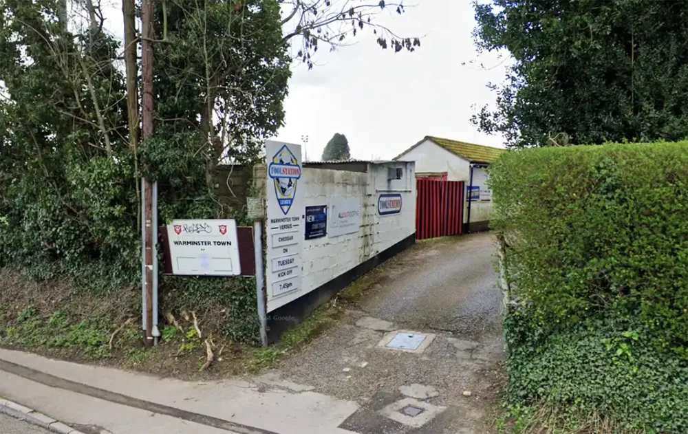 Warminster Town FC said it was aware of problems with some fans attending matches at Weymouth Street. Picture: Google