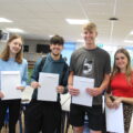 Students celebrating their results Picture: Sturminster Newton High School