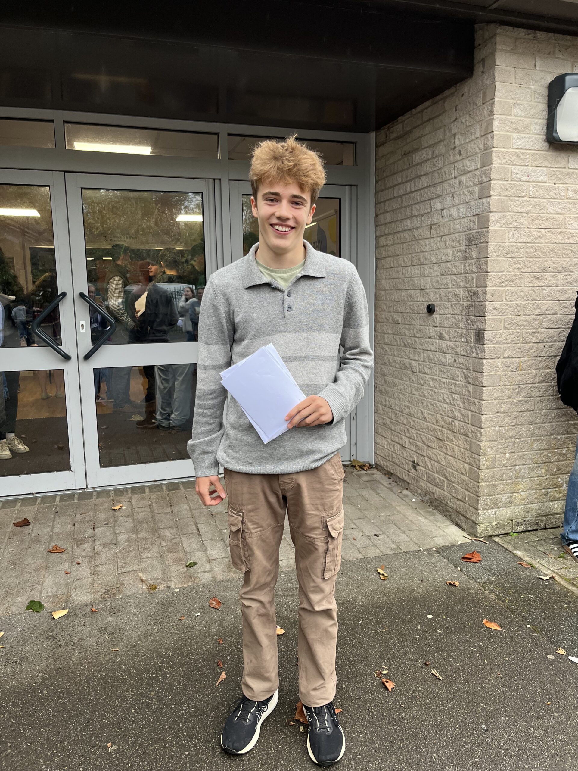 Students picked up their results today, August 22 Picture: Shaftesbury School