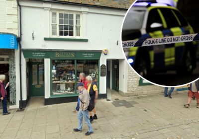 Burglars targeted Battens Jewellers, in Bridport, on Friday morning. Picture: Google