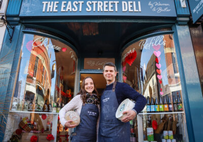 East Street will be closed all day for alfresco dining, live music, a barbecue and food stalls including East Street Deli Picture: Wimborne BID