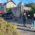 Wiltshire PCC Philip Wlkinson at the scene in Pettridge Lane, Mere. Picture: George Jeans