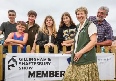 Grant winners with Student Support Fund organiser Sue Harris and chair of the Student Support Fund Matthew Price Picture: Gillingham and Shaftesbury Agricultural Society