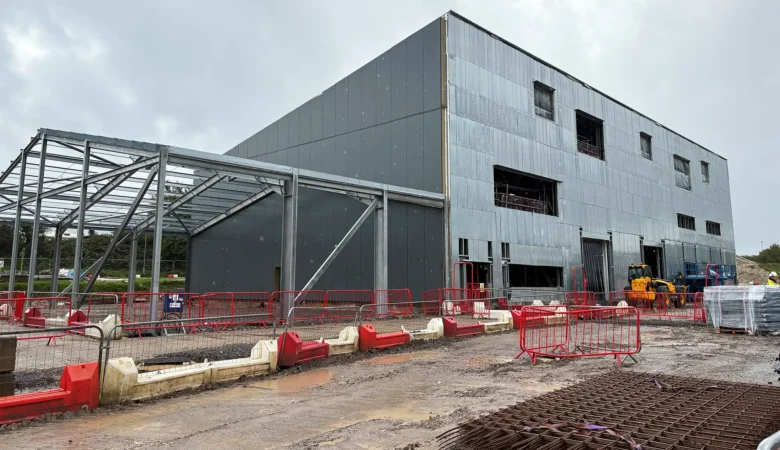 The state-of-the-art facility being built at Warminster Garrison. Picture: Crown Copyright 2024