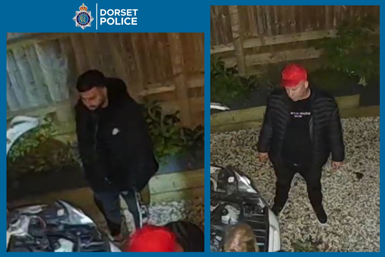Officers are keen to trace these people in connection with an incident in Charlton Marshall, Blandford. Picture: Dorset Police