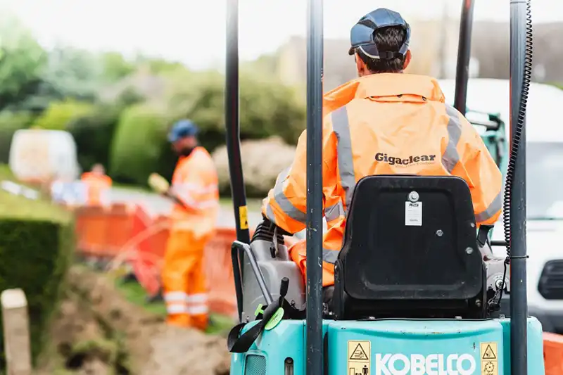 Work to connect Blandford and surrounding villages to superfast broadband is set to be completed this month. Picture: Gigaclear