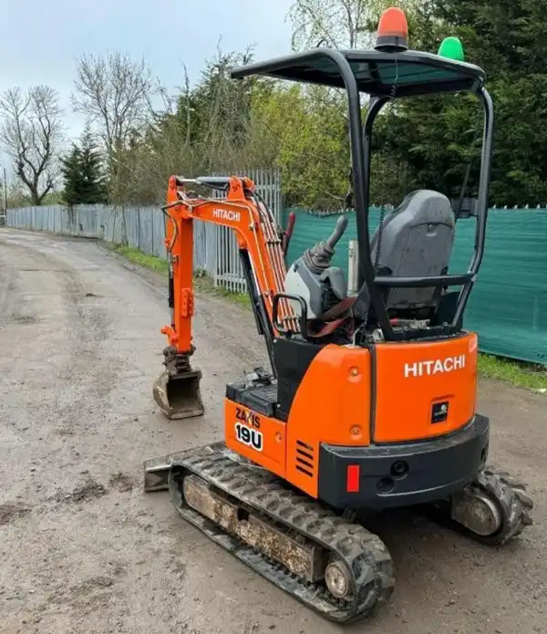 The Hitachi was stolen from a site in Ferndown, Dorset, and traced to Poland