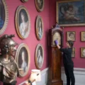 The team have to change all the clocks at Stourhead - and wind them weekly. Picture: National Trust/Steve Haywood