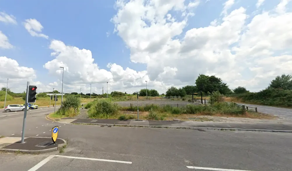 A caravan has been moved from a site at Orchid View, off Salisbury Road, Shaftesbury. Picture: Google
