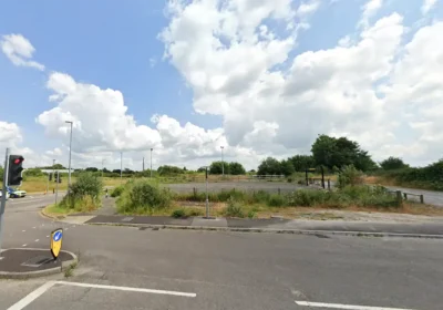 A caravan has been moved from a site at Orchid View, off Salisbury Road, Shaftesbury. Picture: Google