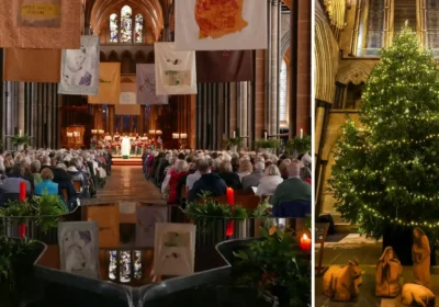 A raft of special events are planned for Christmas at Salisbury Cathedral. Pictures: Finnbarr Webster/Spencer Mulholland