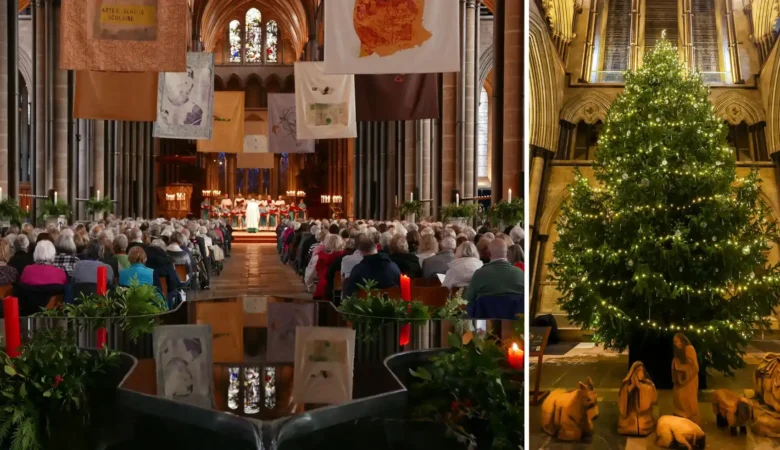 A raft of special events are planned for Christmas at Salisbury Cathedral. Pictures: Finnbarr Webster/Spencer Mulholland