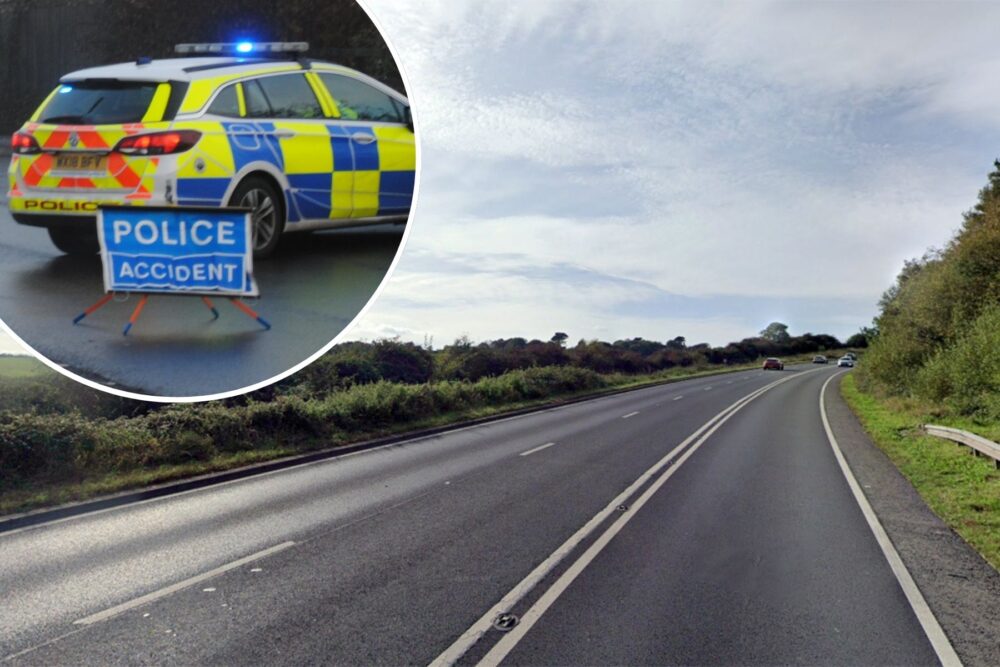 The incident happened on the A35 near Eype, west of Bridport. Picture: Google