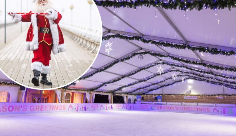 Santas are set to hit the ice at Clarks Village next month in a bid to set a new world record! Pictures: Clarks Village