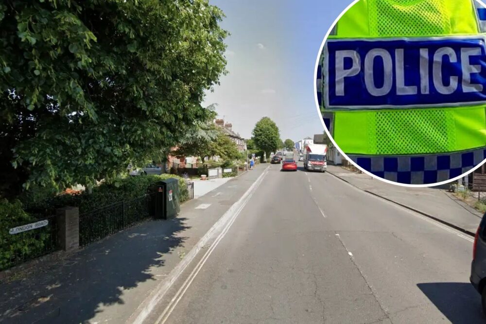 The man was assaulted outside a property in London Road, Dorchester, on Sunday morning. Picture: Google