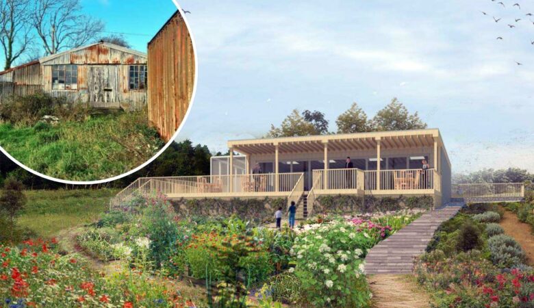 An impression of how the new building at Halstock Ridge Vineyard could look. Picture: Greenspace/Dorset Council