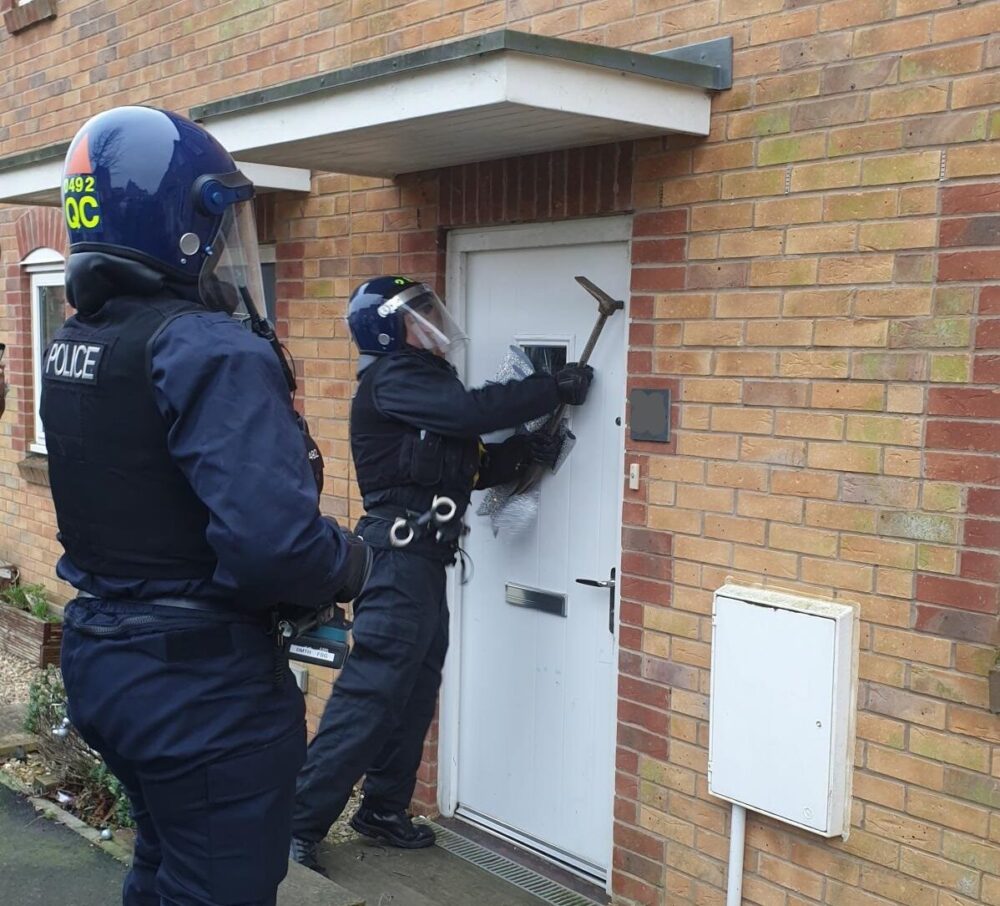 A property in Amors Drove was raided by police Picture: Dorset Police